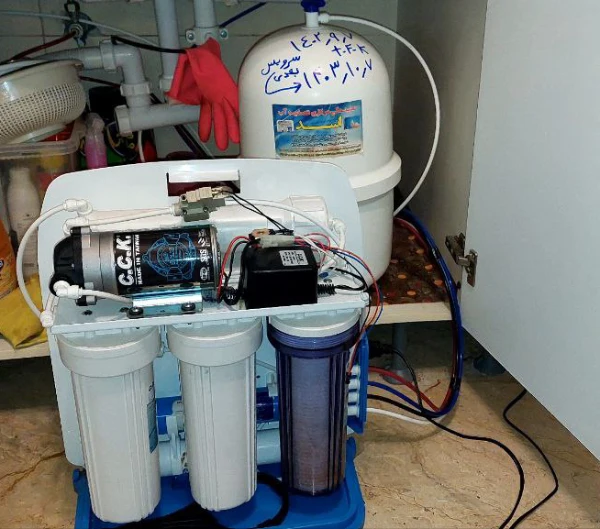 نصاب دستگاه تصفیه آب غرب تهران